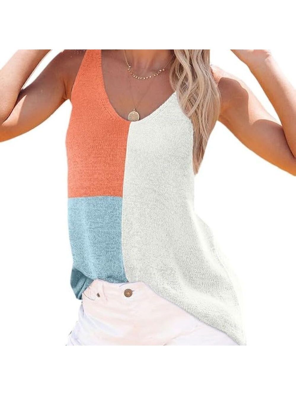 Color Block Tank